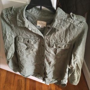 American Eagle oversized button down.